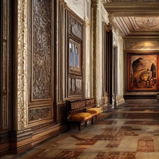 Luxurious Art Deco Pipe Still Life