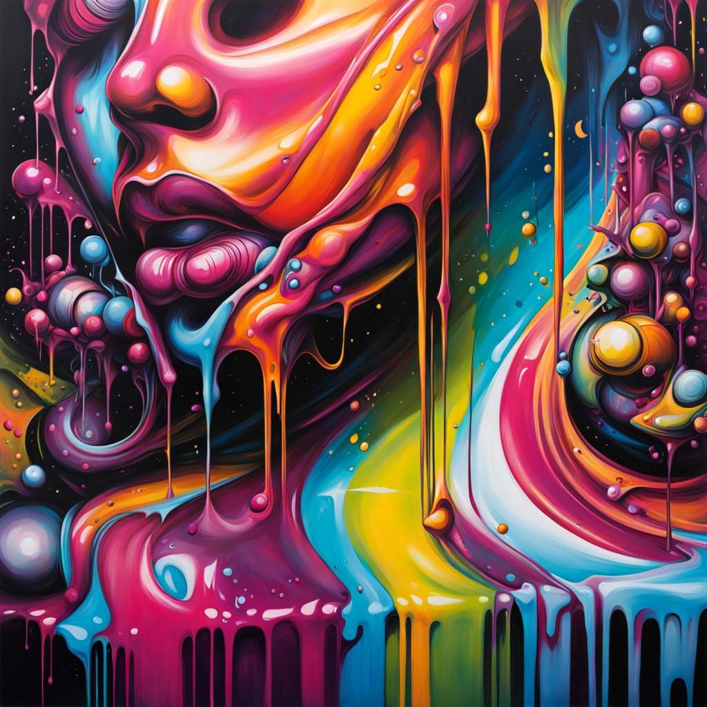 Graffiti Art with Splash and Street Art Style
