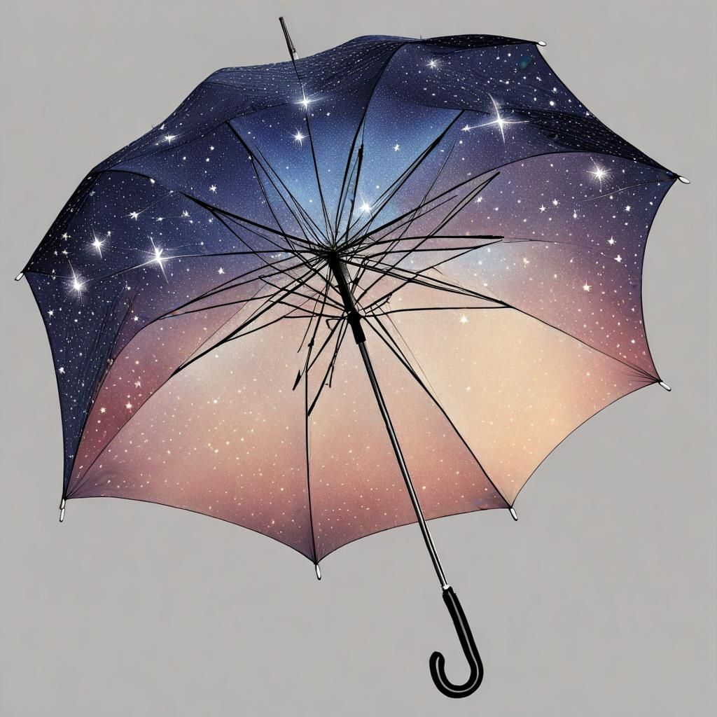 Umbrella Made of Stars: A Celestial Canopy