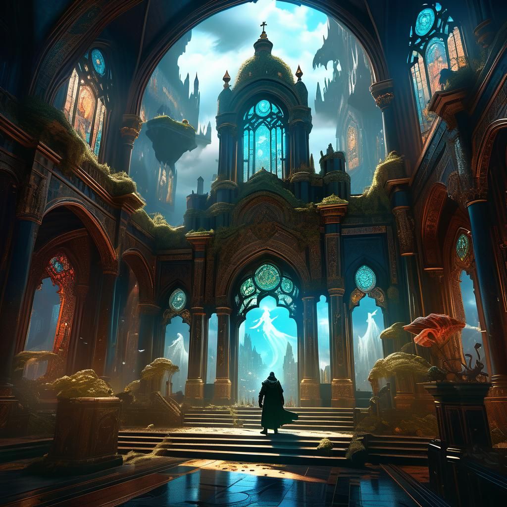 Epic Battle Between Heroes and Ghosts