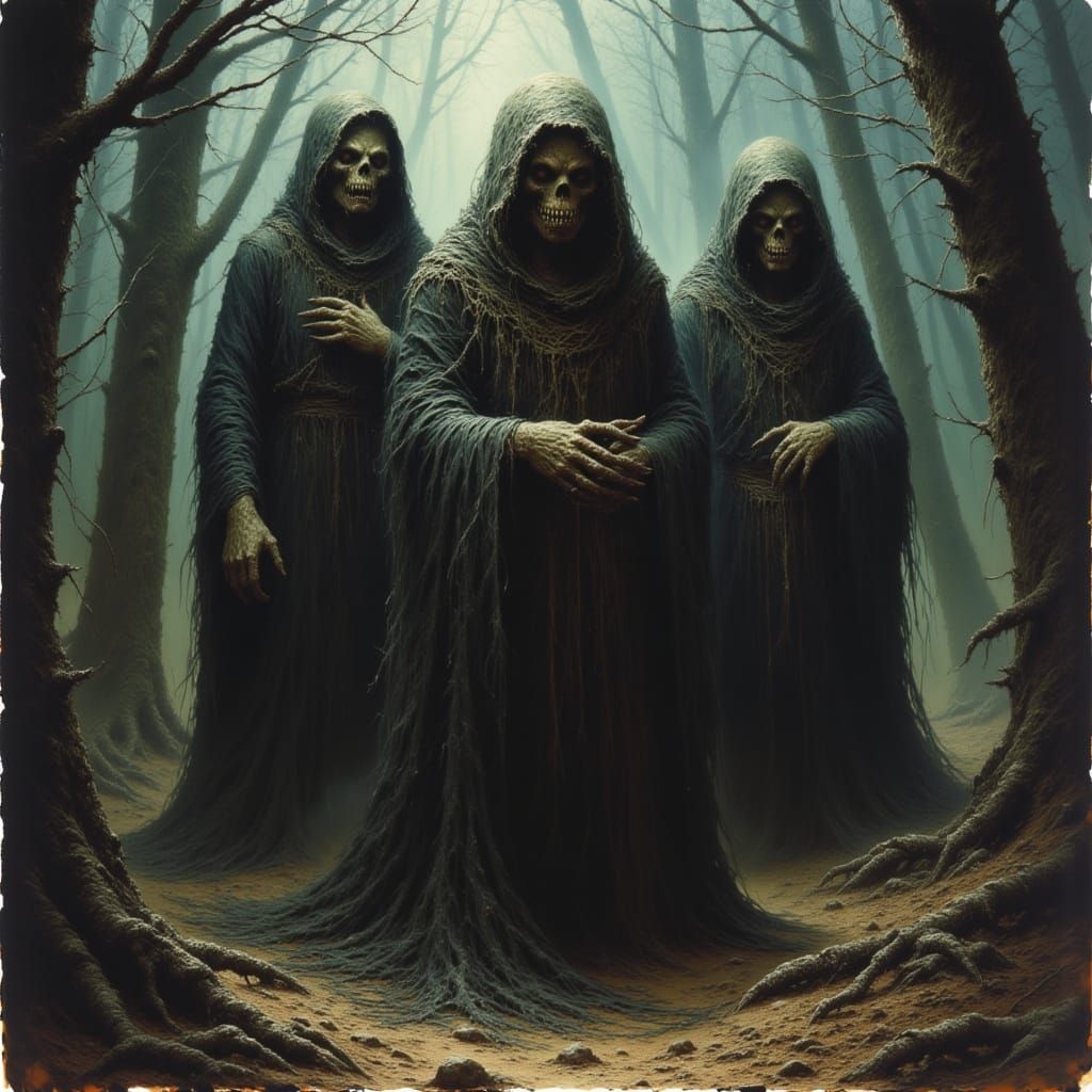 How now, you secret, black, and midnight hags?
Night's dark Agents <lora:Folk Horror Monsters:1.0>