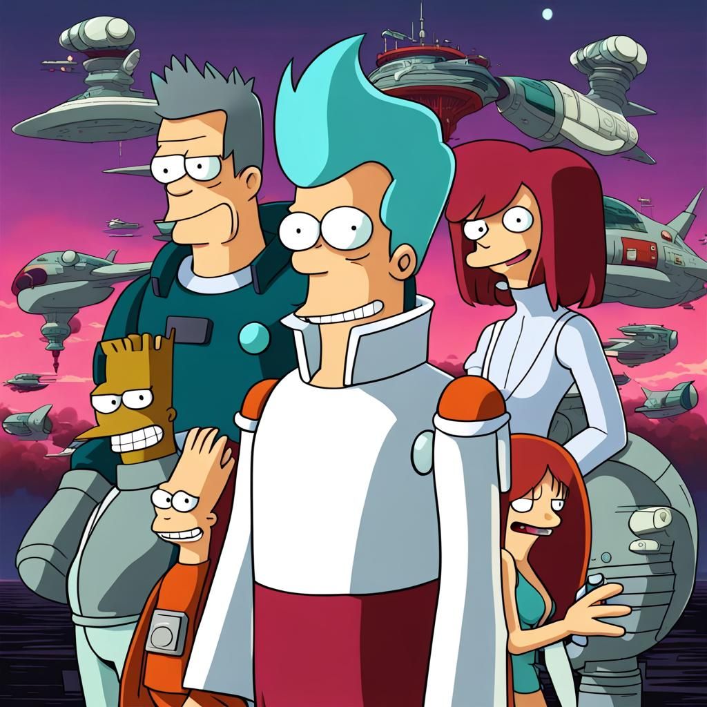 Futurama in Anime Style