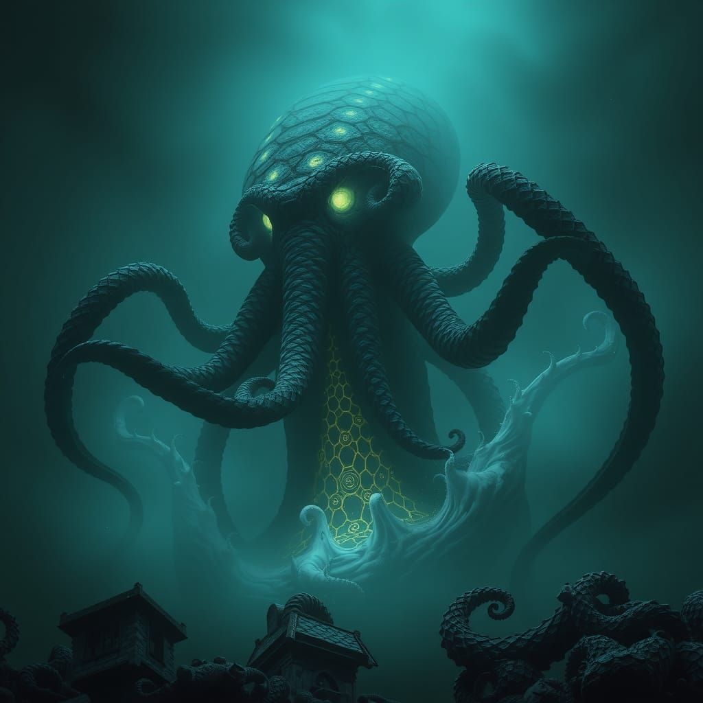 Cthulhu Rising: Bioluminescent Horror from the Deep