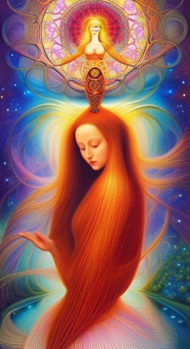 Surreal Transformation Art in Rich Colors