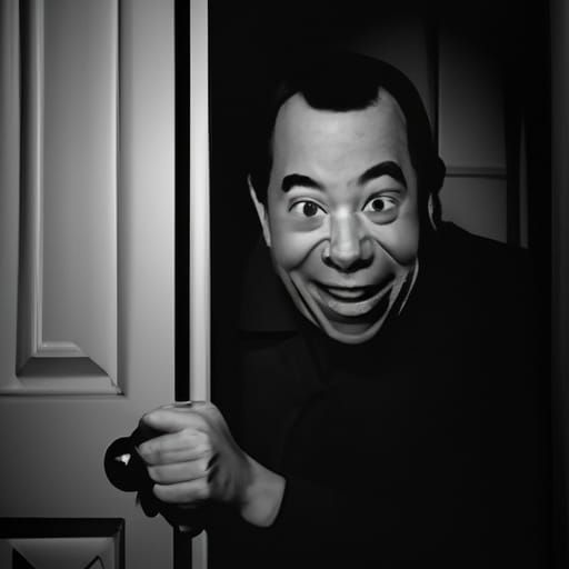 Silver Nitrate Horror: Figure Hiding in Dark Closet