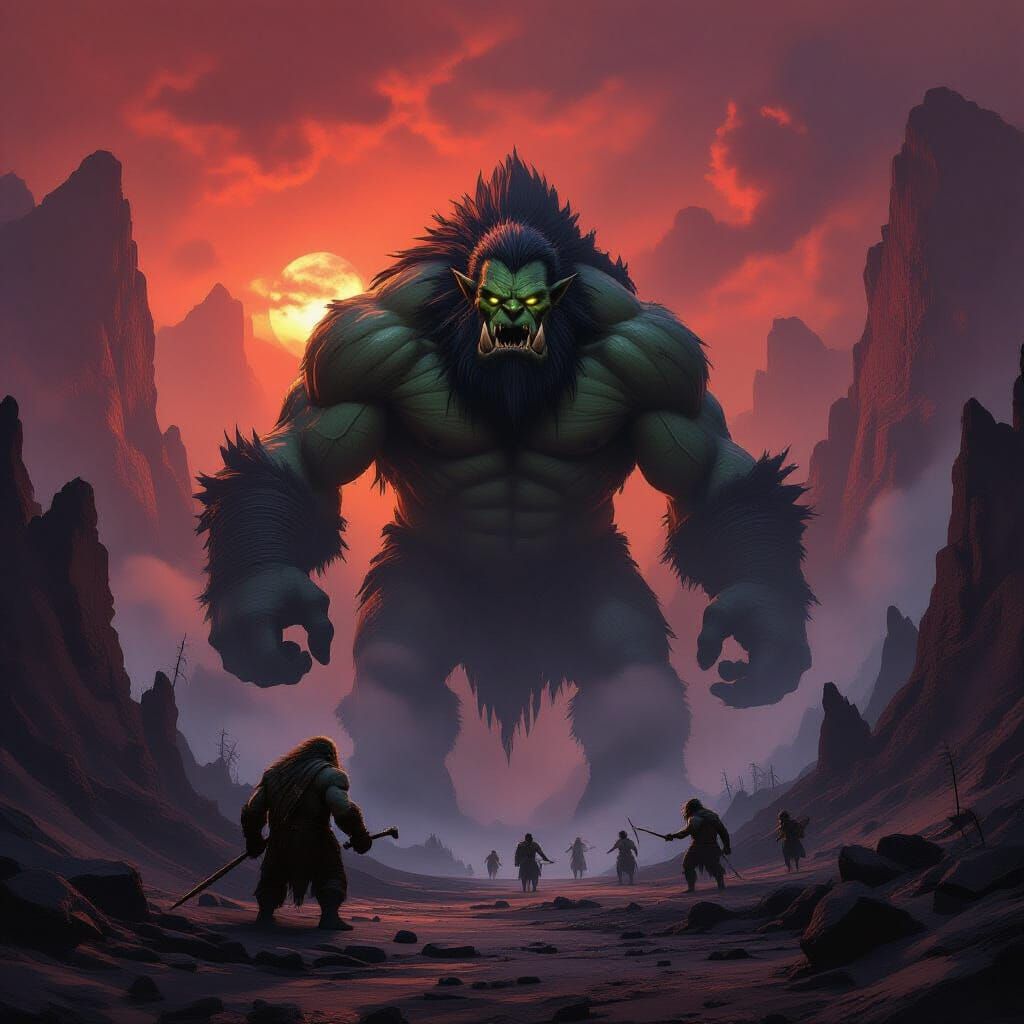 Epic Ogre Planet Concept Art