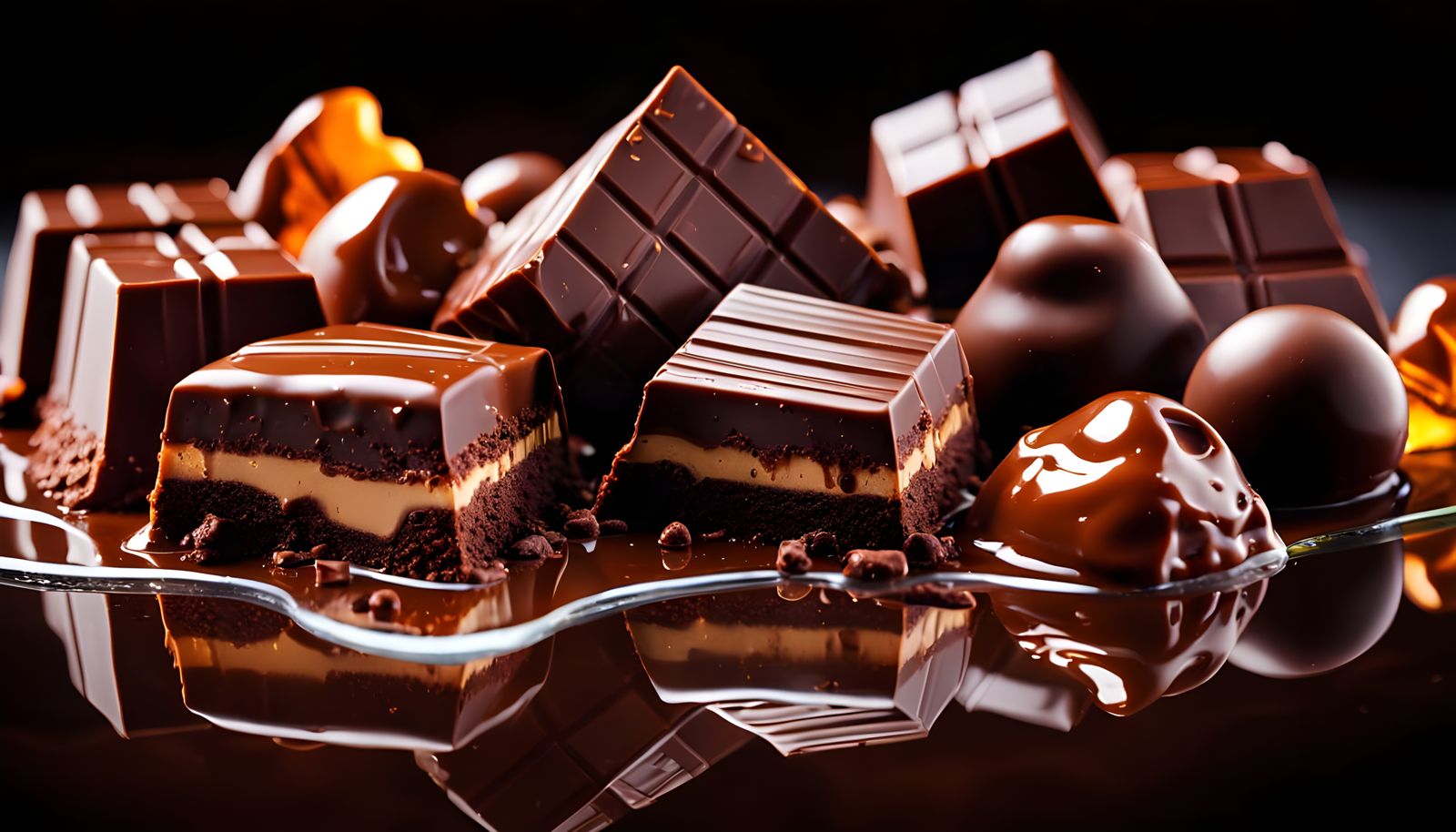 Melting Chocolate Art: Ultra-Realistic Professional Photogra...