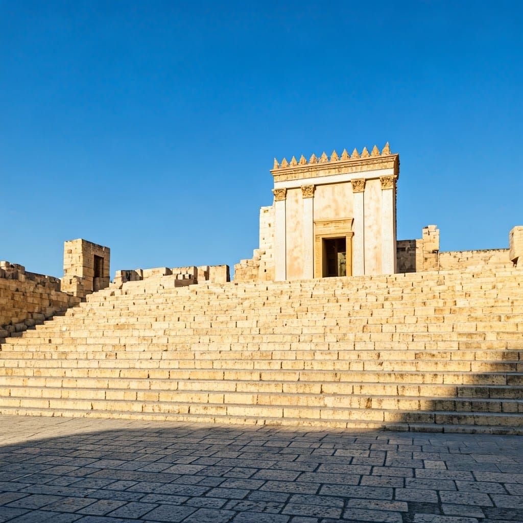 Ancient Jewish Temple in Jerusalem Visualized