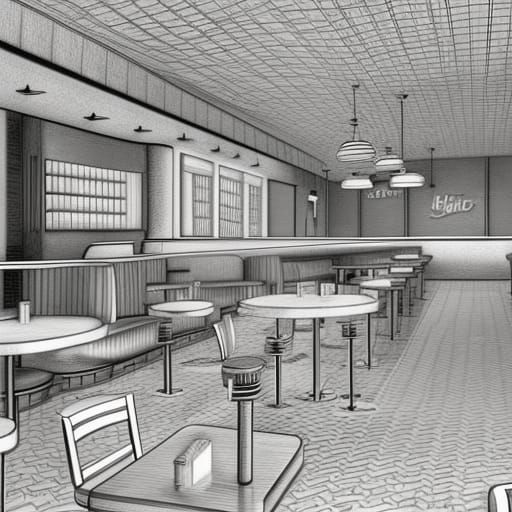 Night Cafe Diner Open For Business!