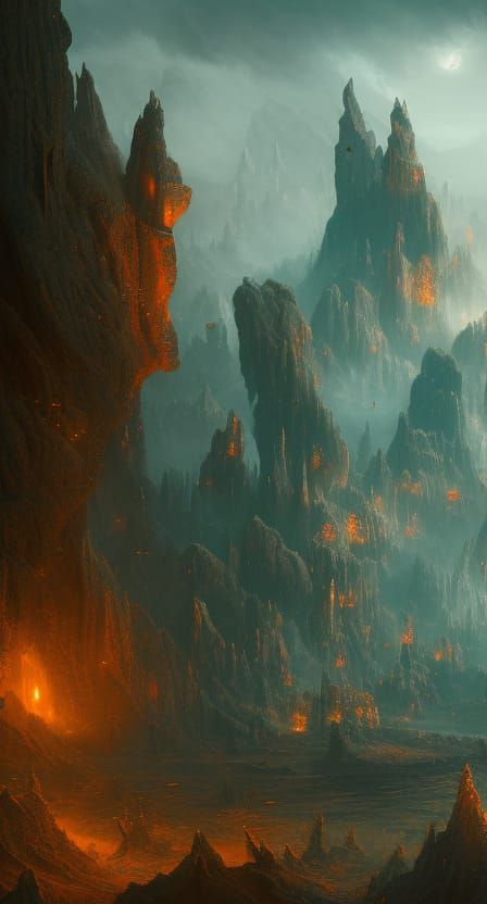 Disembodied Truth: Detailed Matte Painting in Deep Color