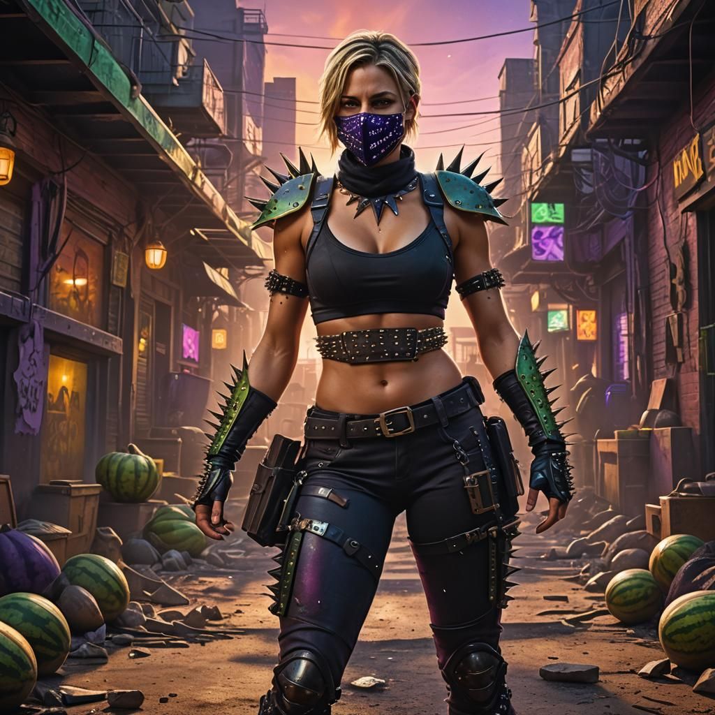 Rhea Ripley: Detailed Fantasy Concept Art