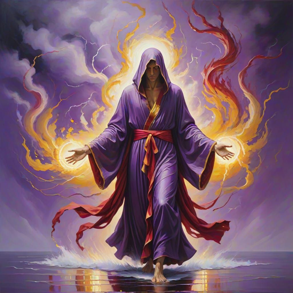 Keith shows off his magic tricks.