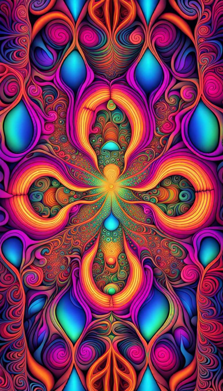 Psychedelic DMT art