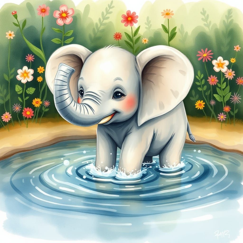 Blush the cute baby elephant