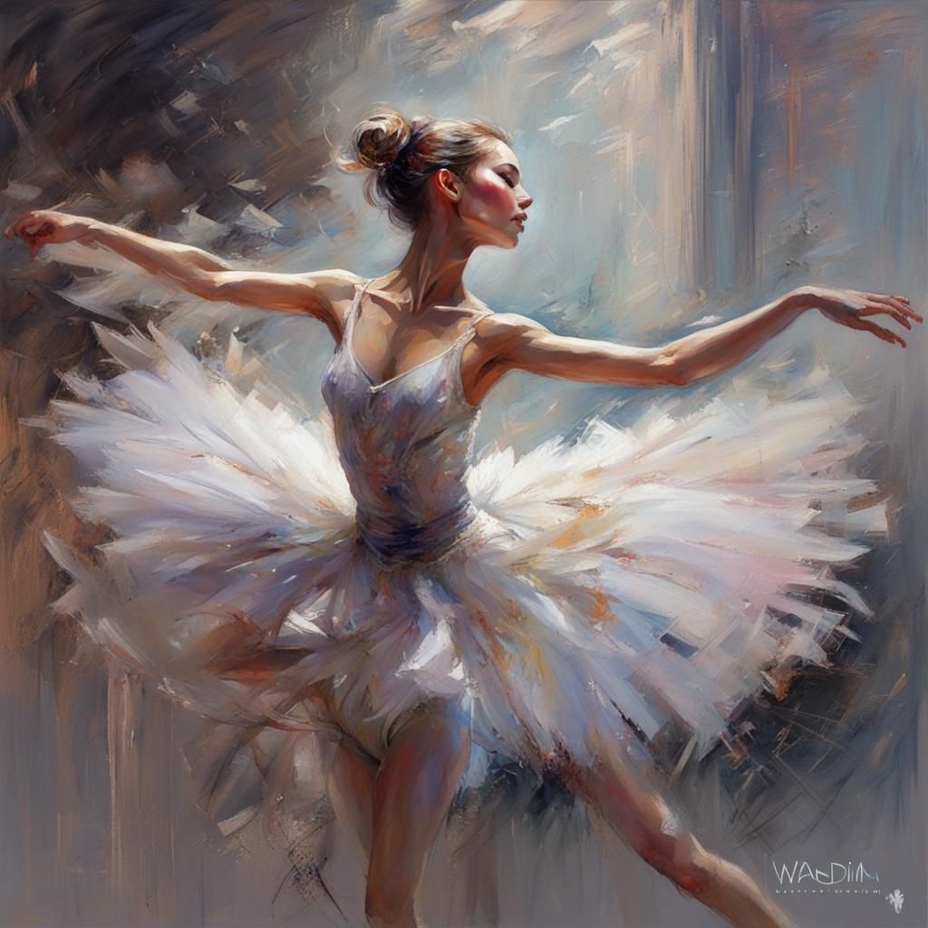 Dreamcore Ballerina Inspired by Wadim Kashin