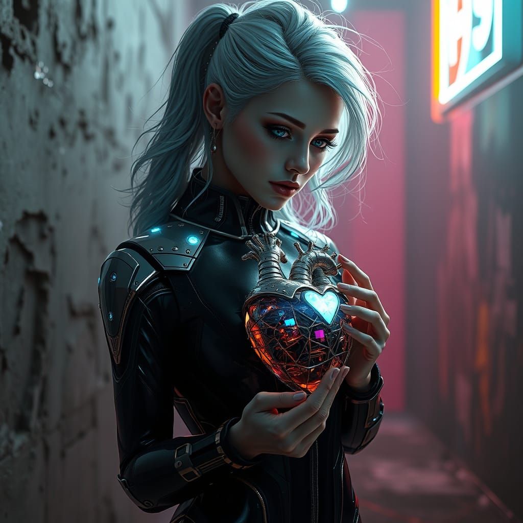 female cyborg
