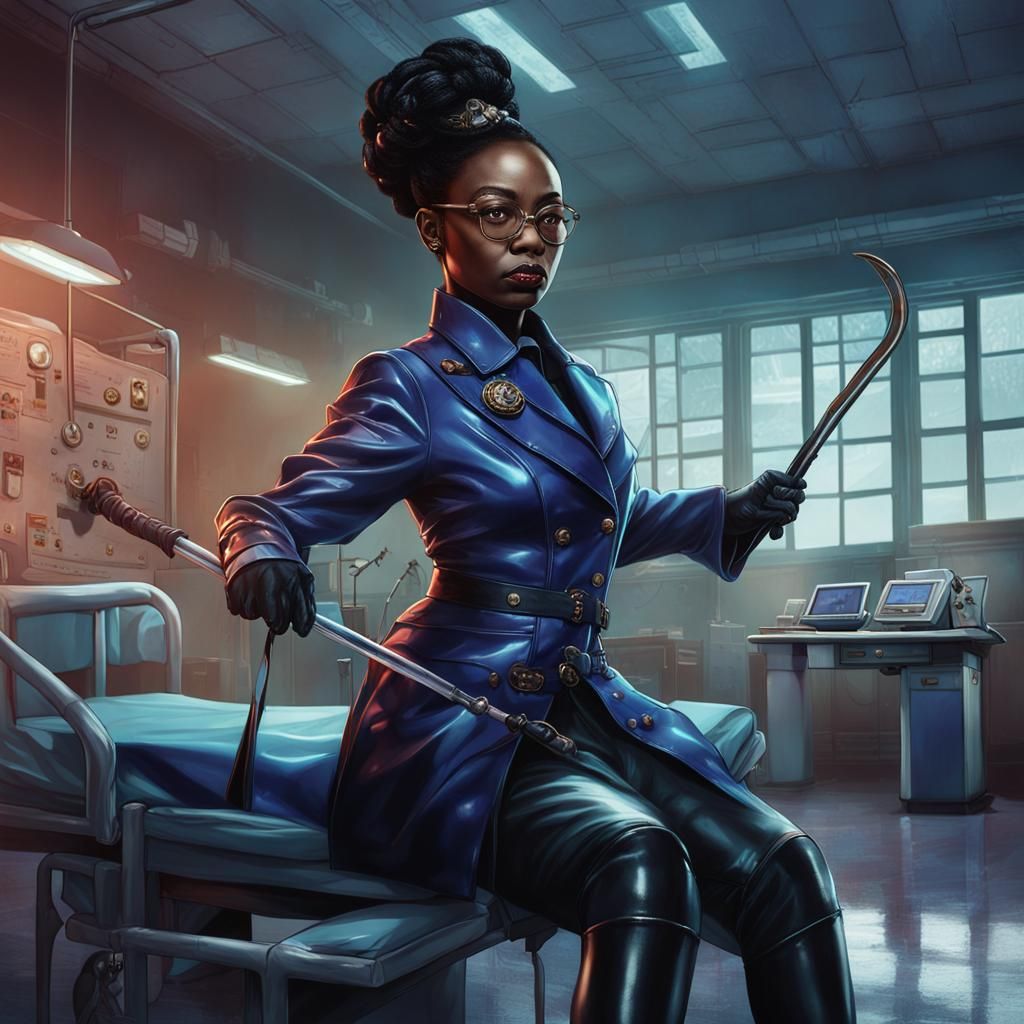 Diabolical Politician on Magazine Cover: Detailed Matte Pain...