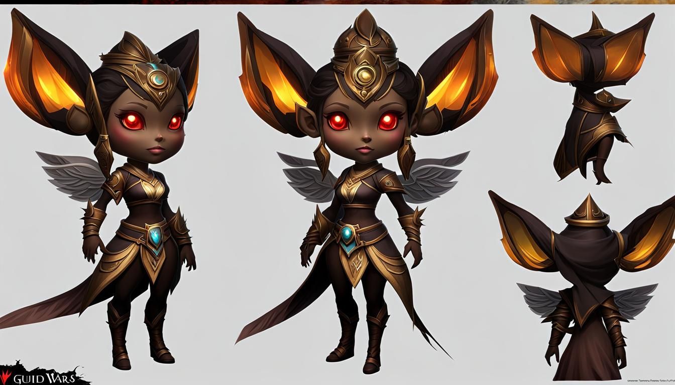 Slender Asura Woman from Guild Wars 2