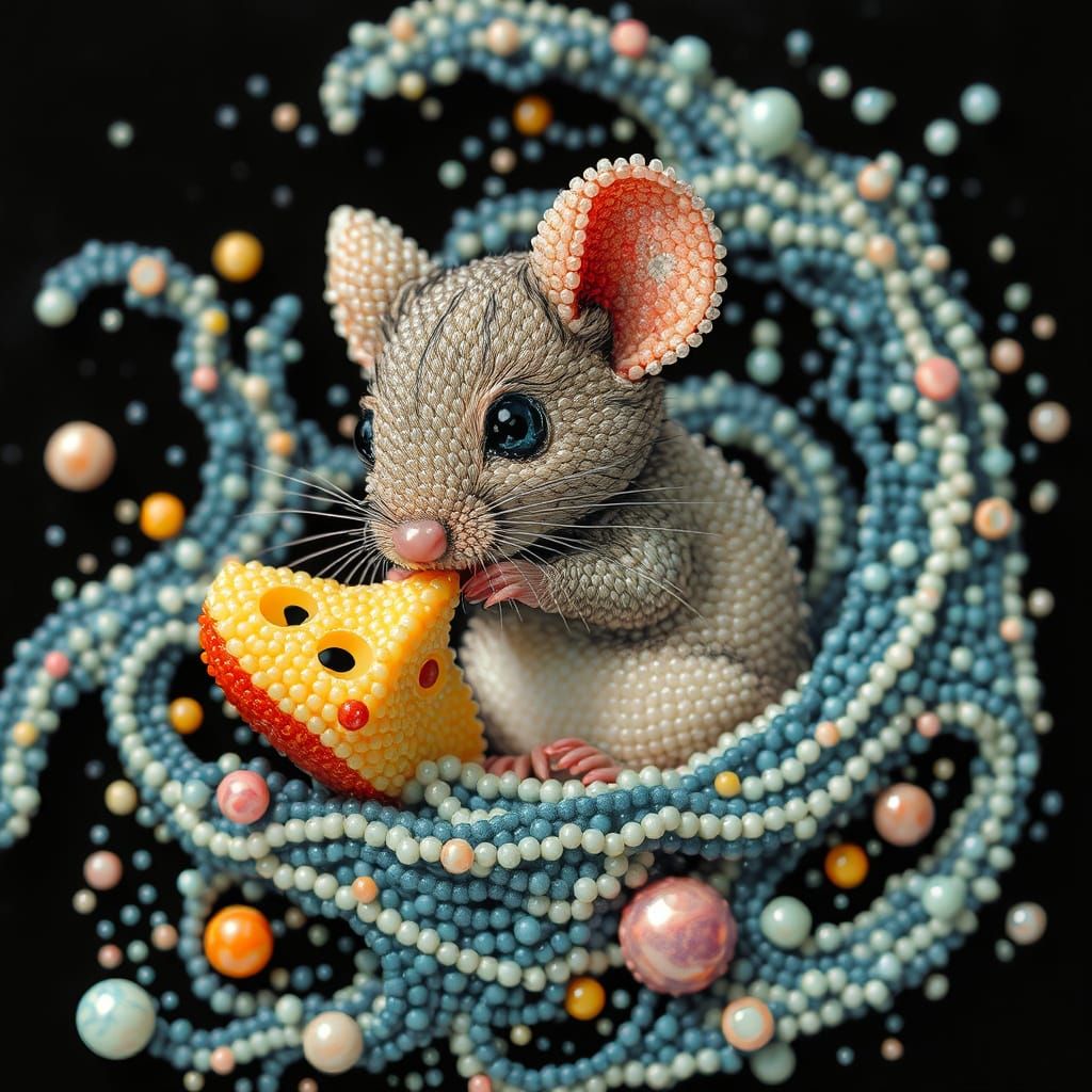 Precious nice Mouse of beaded