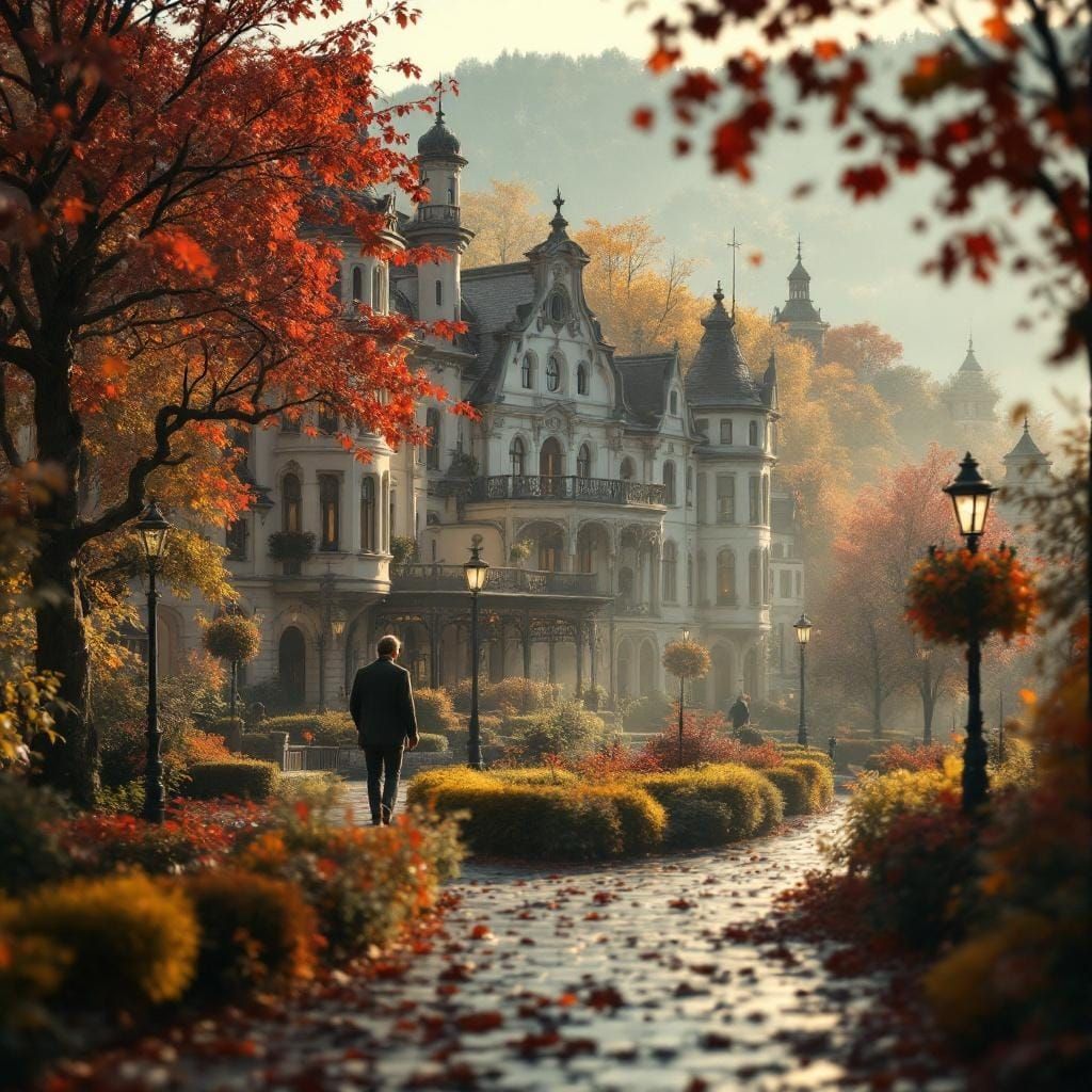 Autumn in Karlovy Vary: A Digital Masterpiece