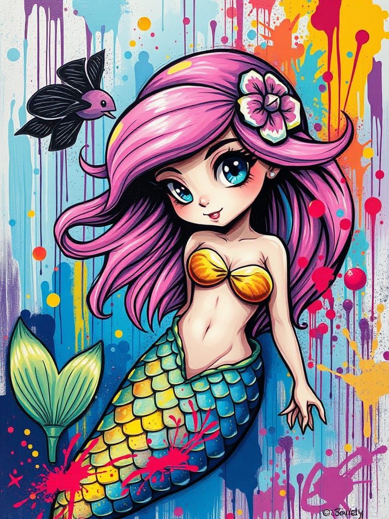 Cutesy mermaid  - no