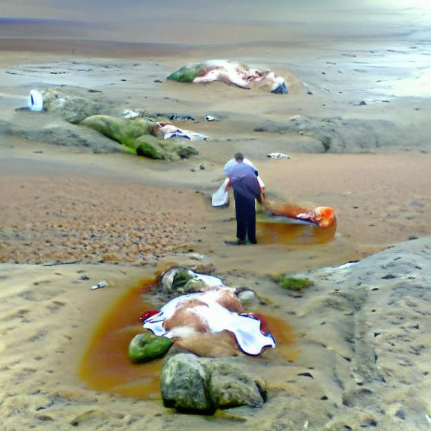 Solemn Beach Discovery: Washed Ashore