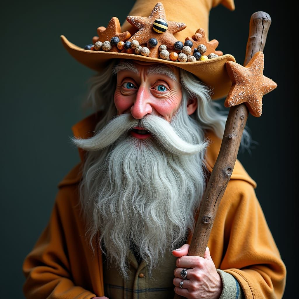 Grandpa Lucas: Whimsical Fairy Tale Figure