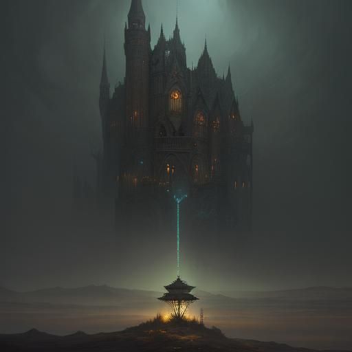 Calligraphy Quill Pen on Parchment with Sepia Tones