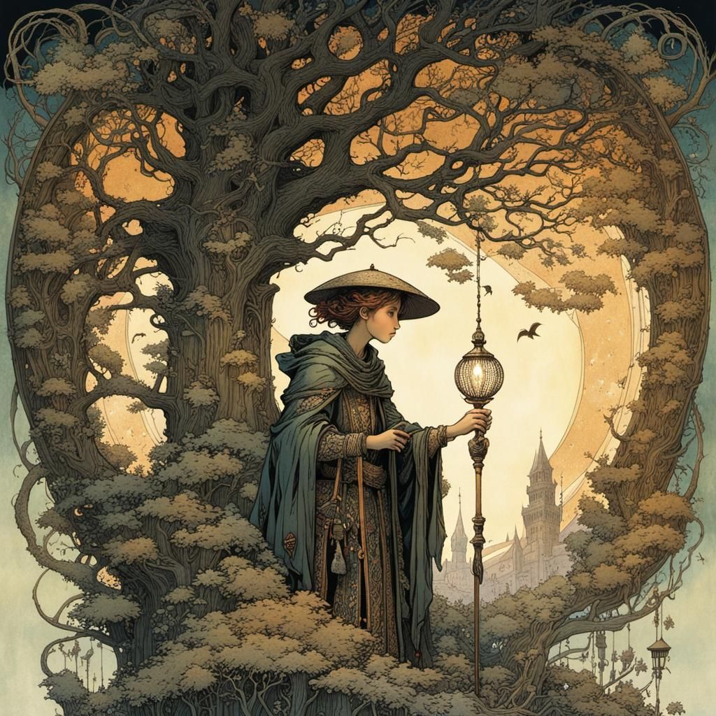 Intricate Illustration of an Invisible Truth