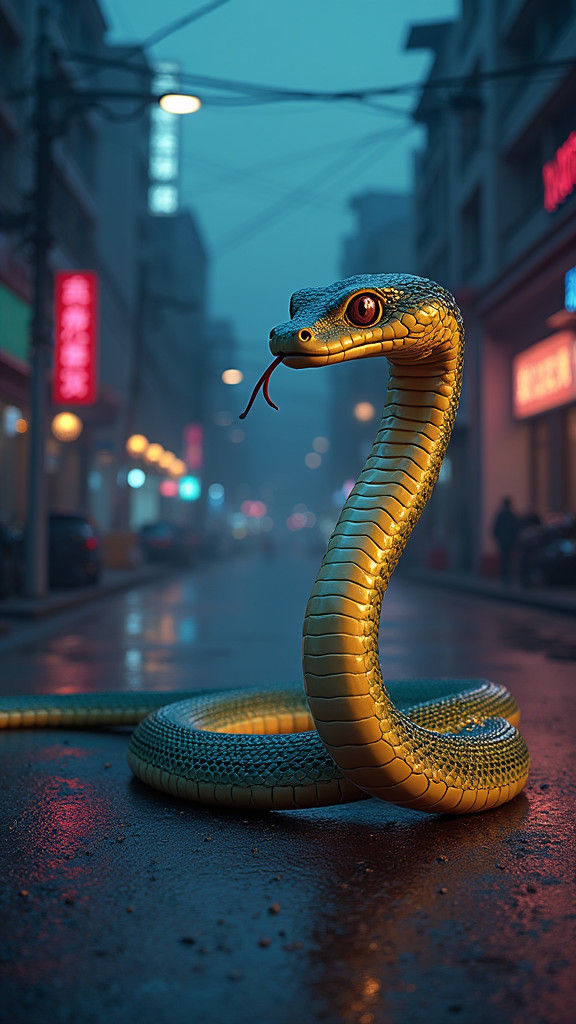 Snake Does the Griddy: Graffiti Art Style