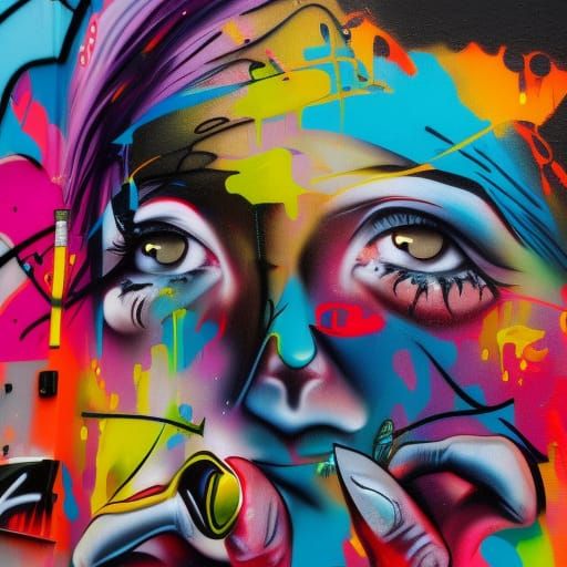 Vibrant Street Art Scene in Desperate Plea