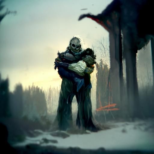 Sinister Big Hug as Fantasy Art