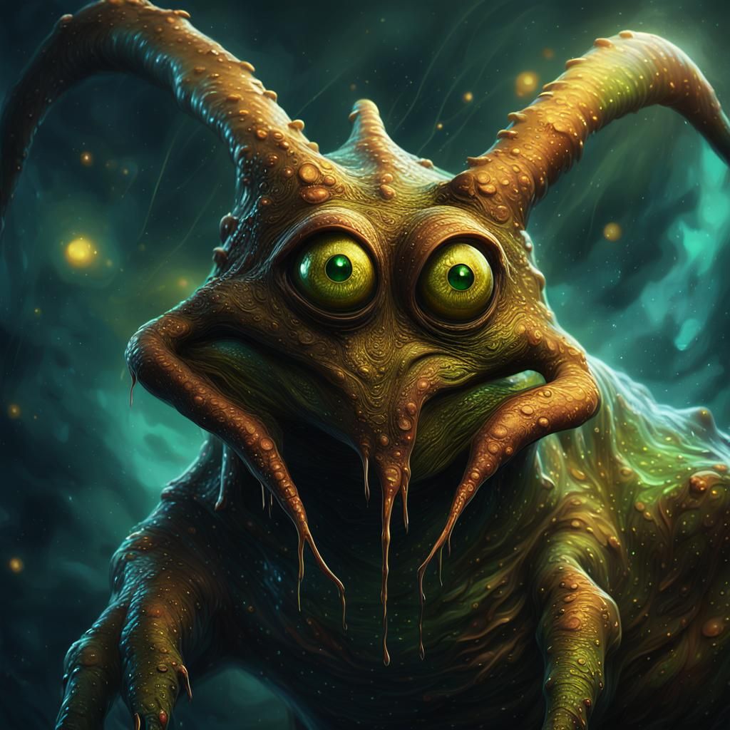 Slimy Big-Nosed Creature Concept Art