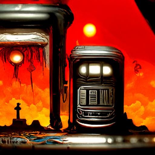 Abstract Graphic Design in Modern Poster Style