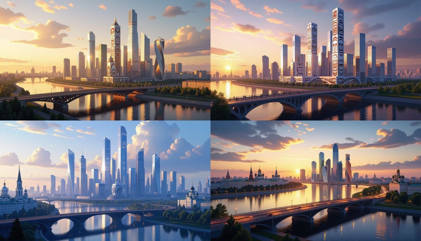 Modern City Blends Eastern European and Haida Designs Overlo...