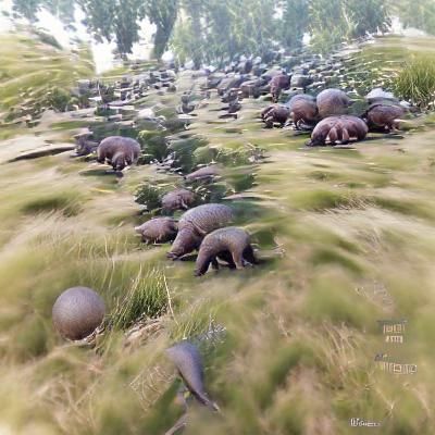 Giant Pangolins in Natural Habitat