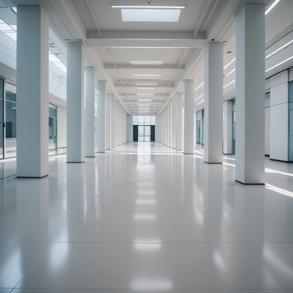 Modern University Hall in Anime Style, 8K