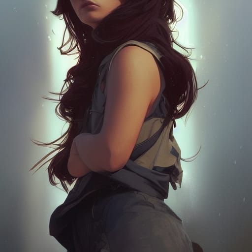 Detailed Portrait with Dynamic Lighting