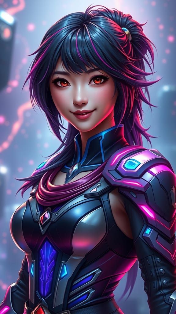 Hextech suit Lady