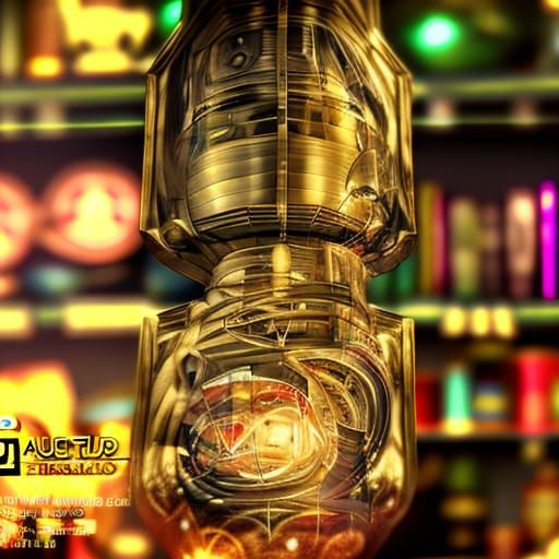 Detailed Antique Shop Interior in Cinematic Style