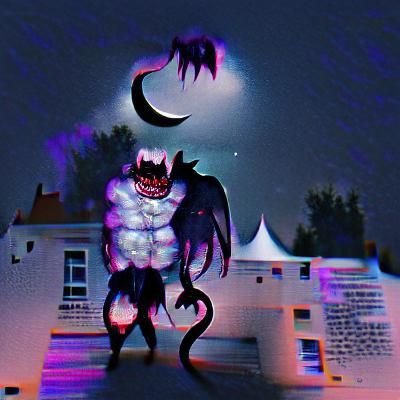 Gothic Vampire Portrait in the Shadows