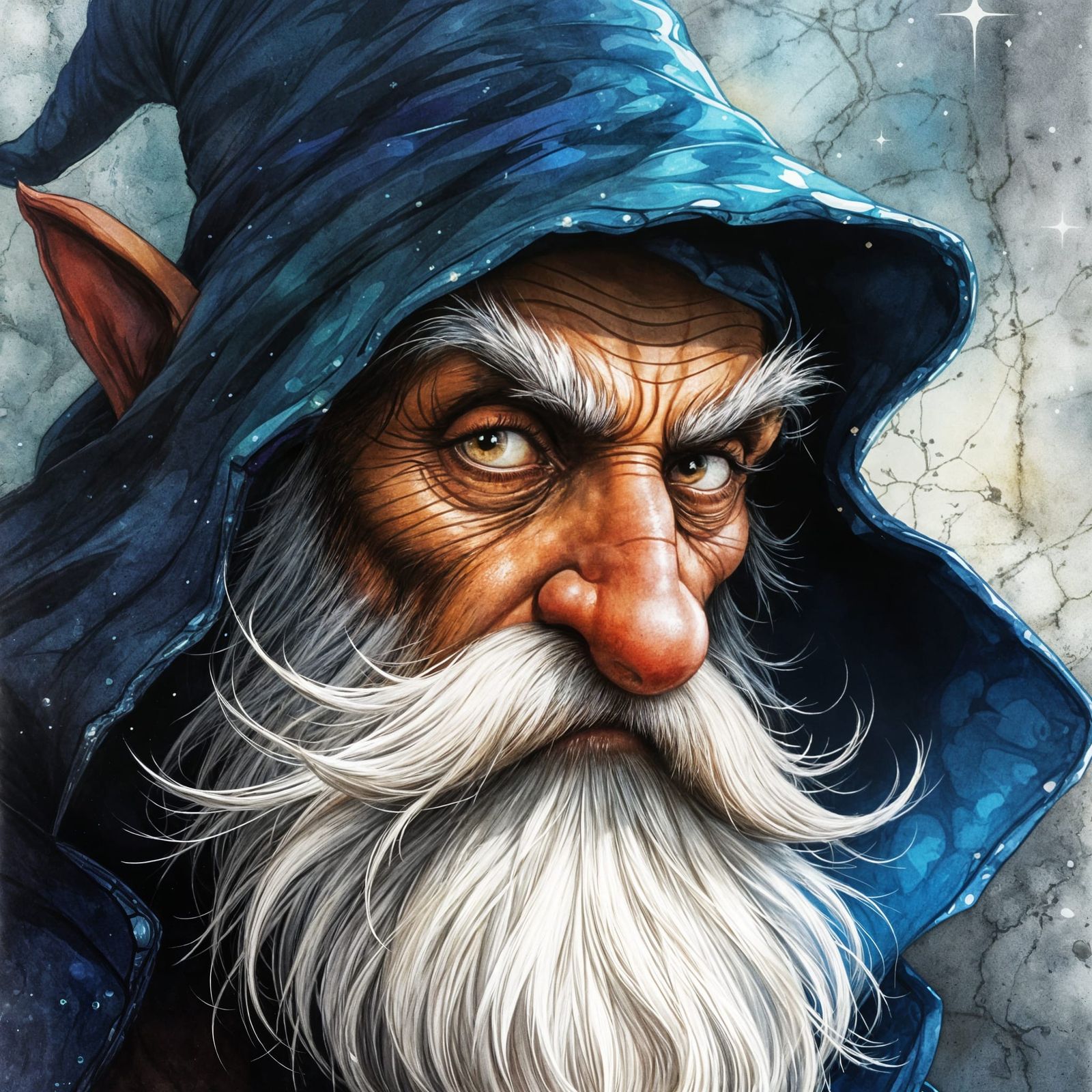 Gnomish Arcanist in Art Nouveau Style