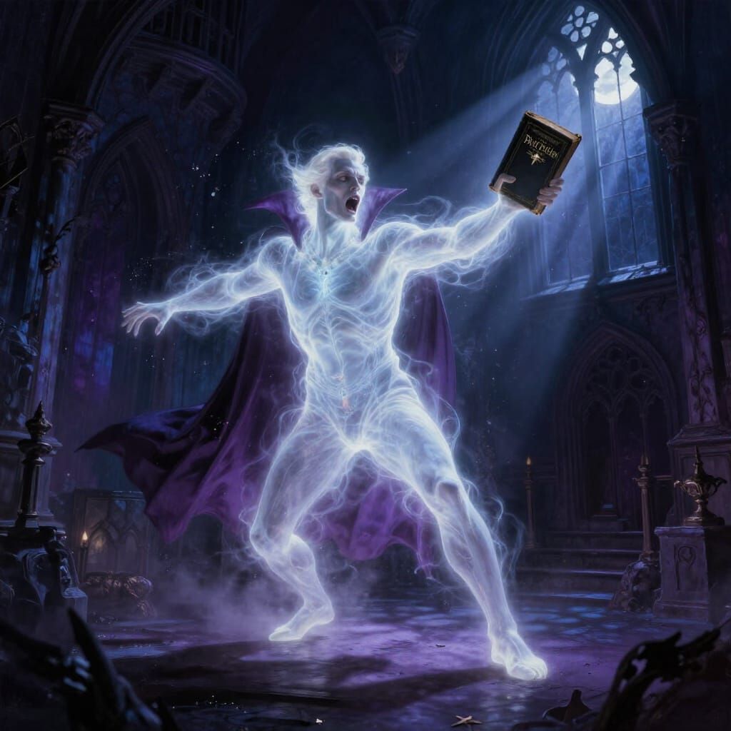 Dracula's Terror: Holy Bible Confronts Spectral Vampire