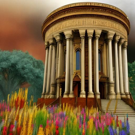 Colorful Cloisonné Design in High Resolution