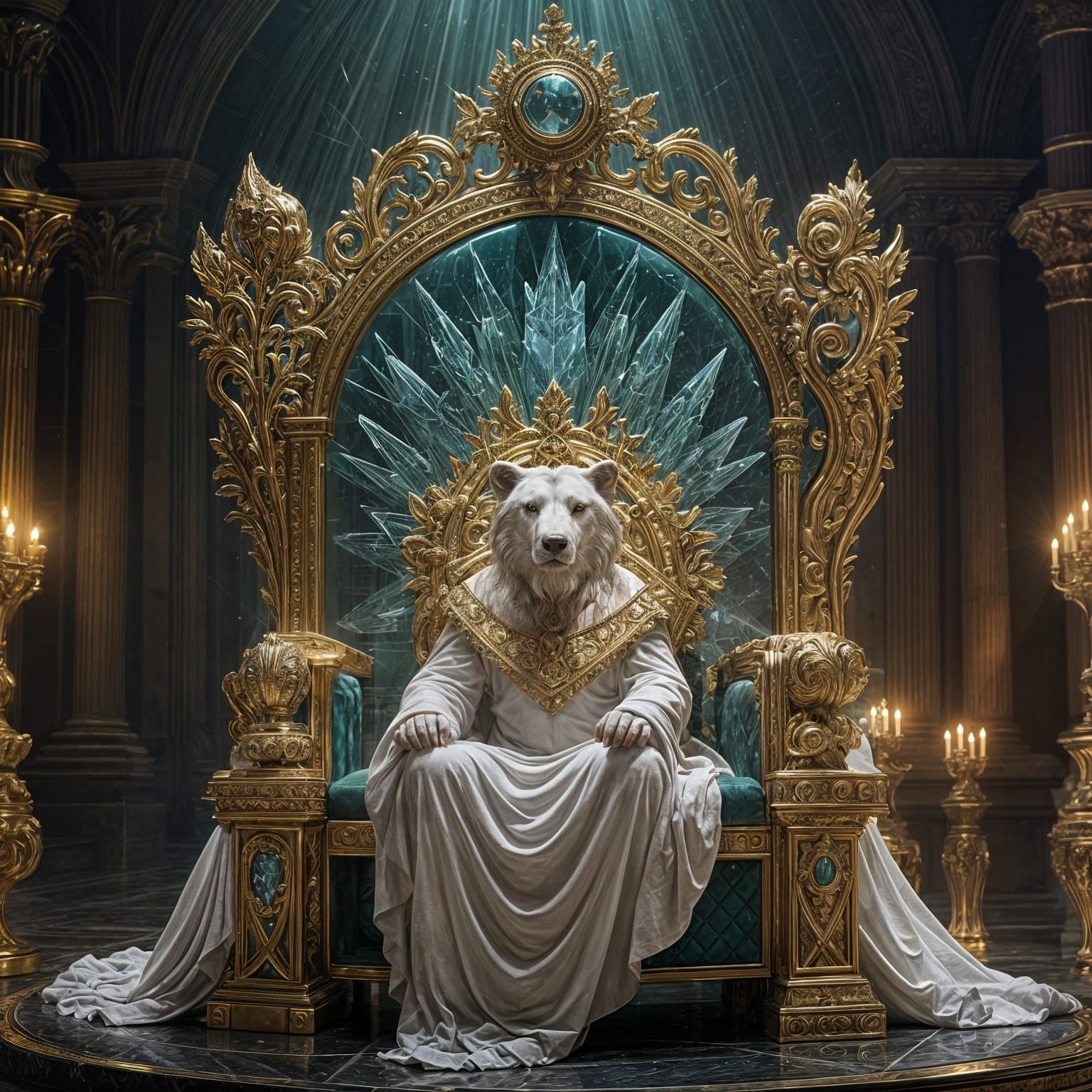 Jesus as the King of Kings in Heavenly Majesty