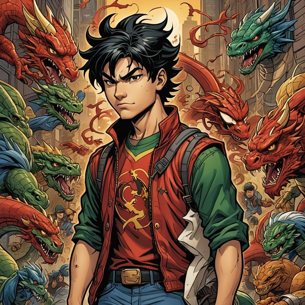 American Dragon: Jake Long in Comic Book Art