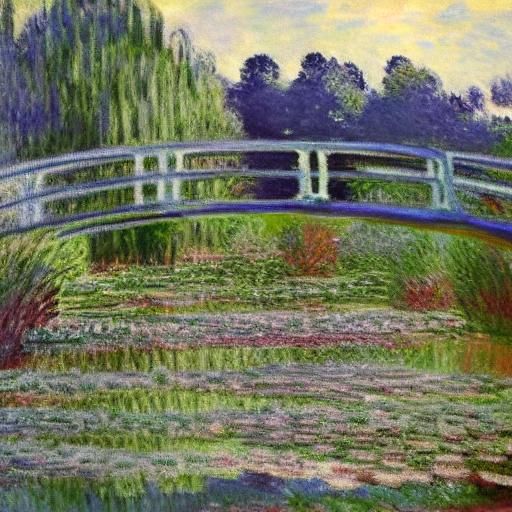 Monet-Inspired Impressionistic AI Art