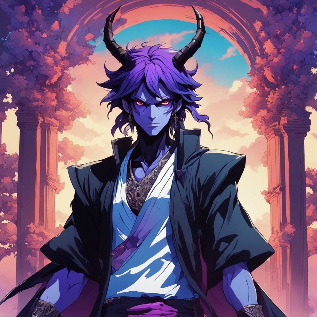 Majestic Incubus in Dramatic Dance Pose, Inspired by Studio...