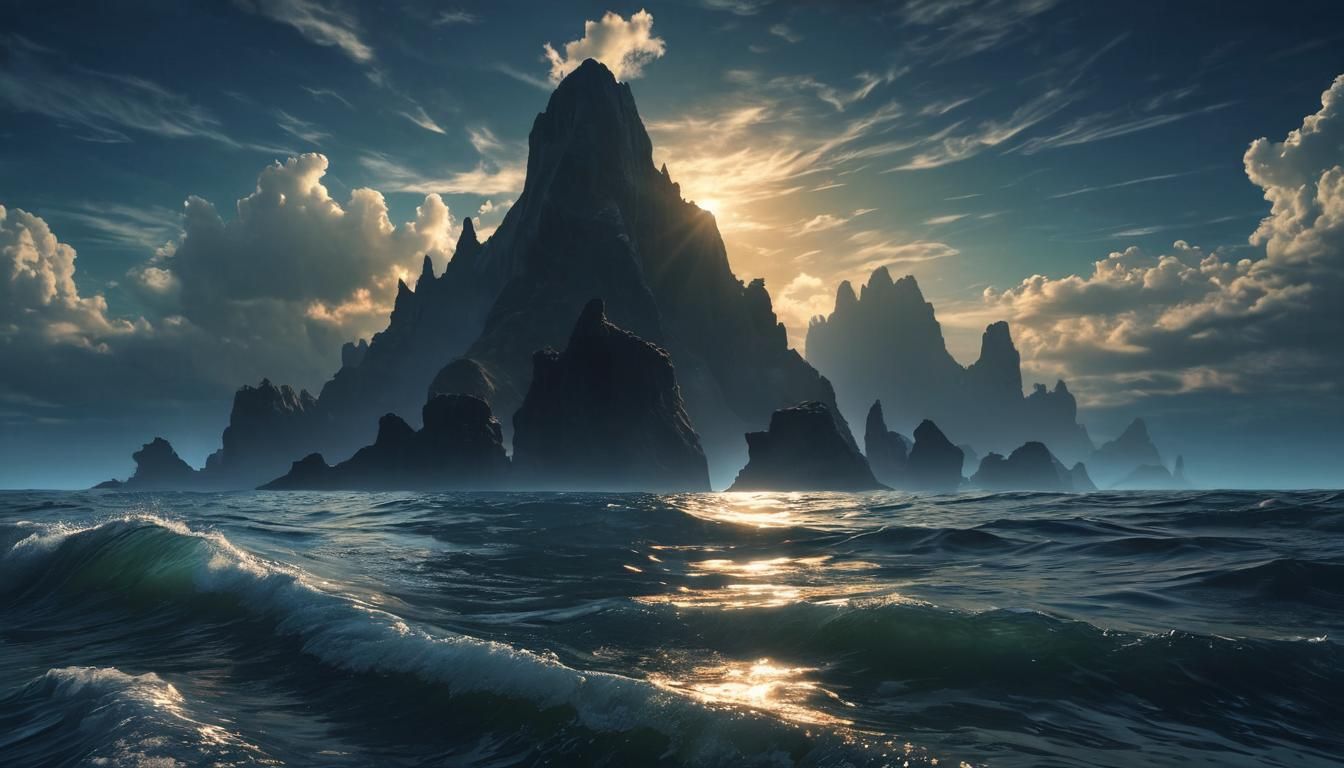 Serene Deep Sea Landscape