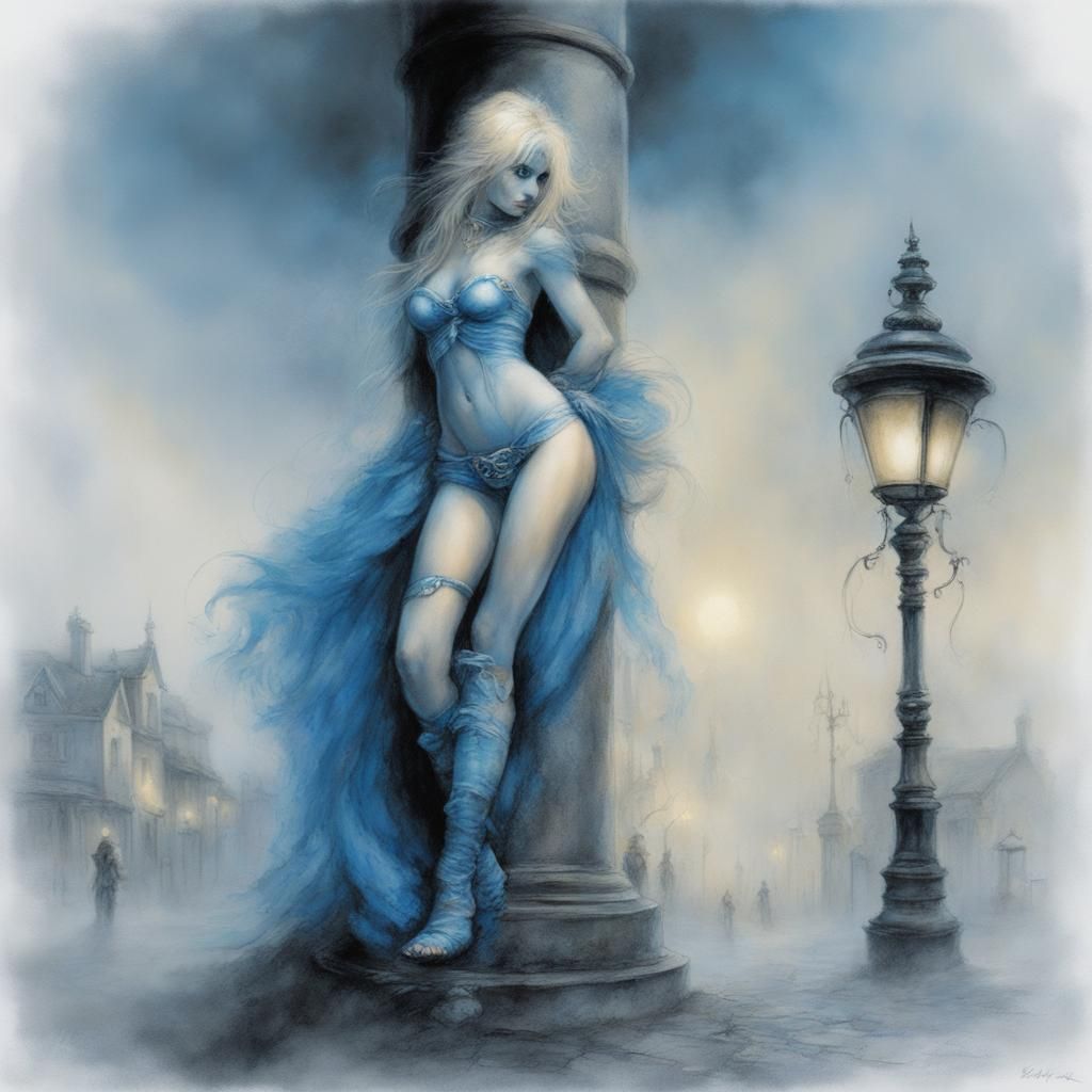 Smurfette Bordello Fantasy in Ethereal Style
